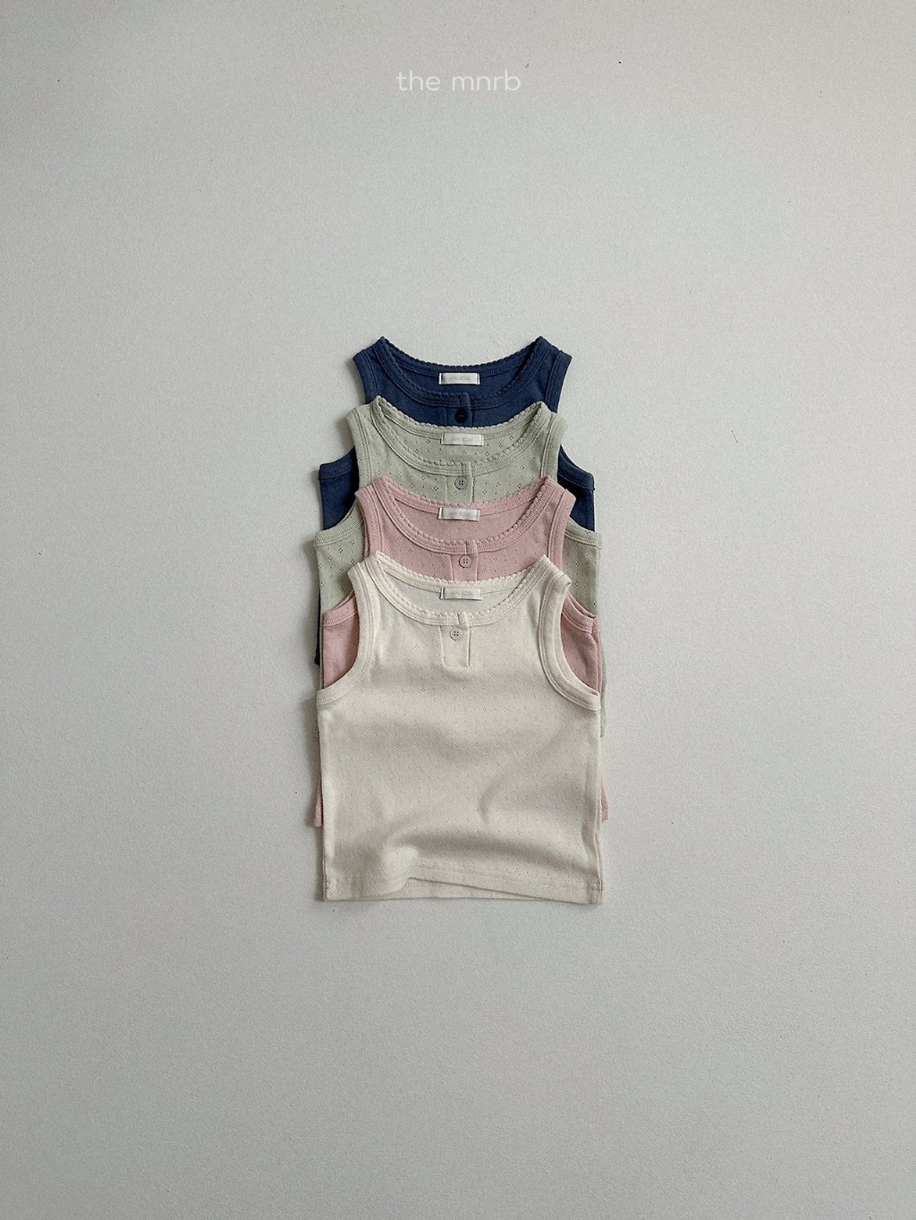 韓國🇰🇷Minirobe 透氣花邊背心(S-XL)