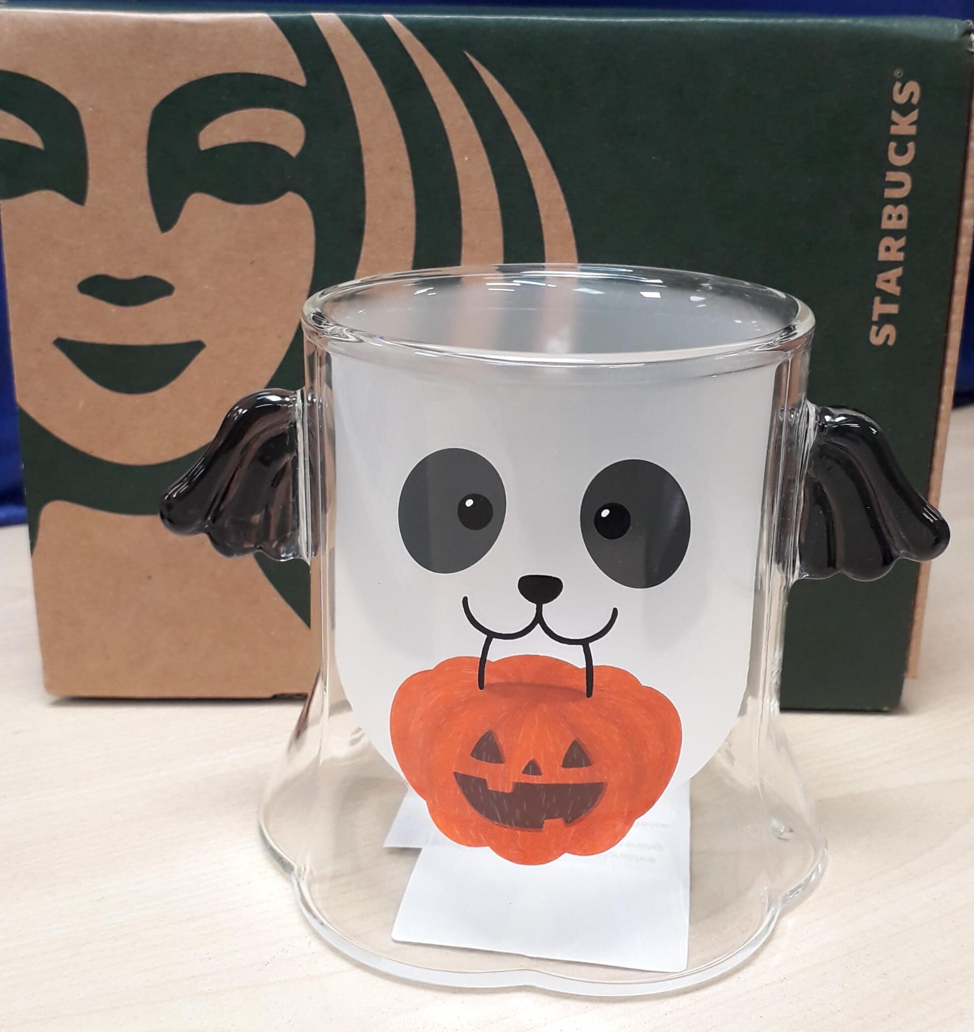 KR 限定Starbucks 萬聖節限定玻璃杯 237ml ,清貨貨品,不設退換(AT5 50)