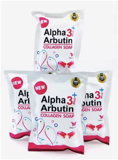 Alpha Arbutin Collagen Soap ($15 for 2)