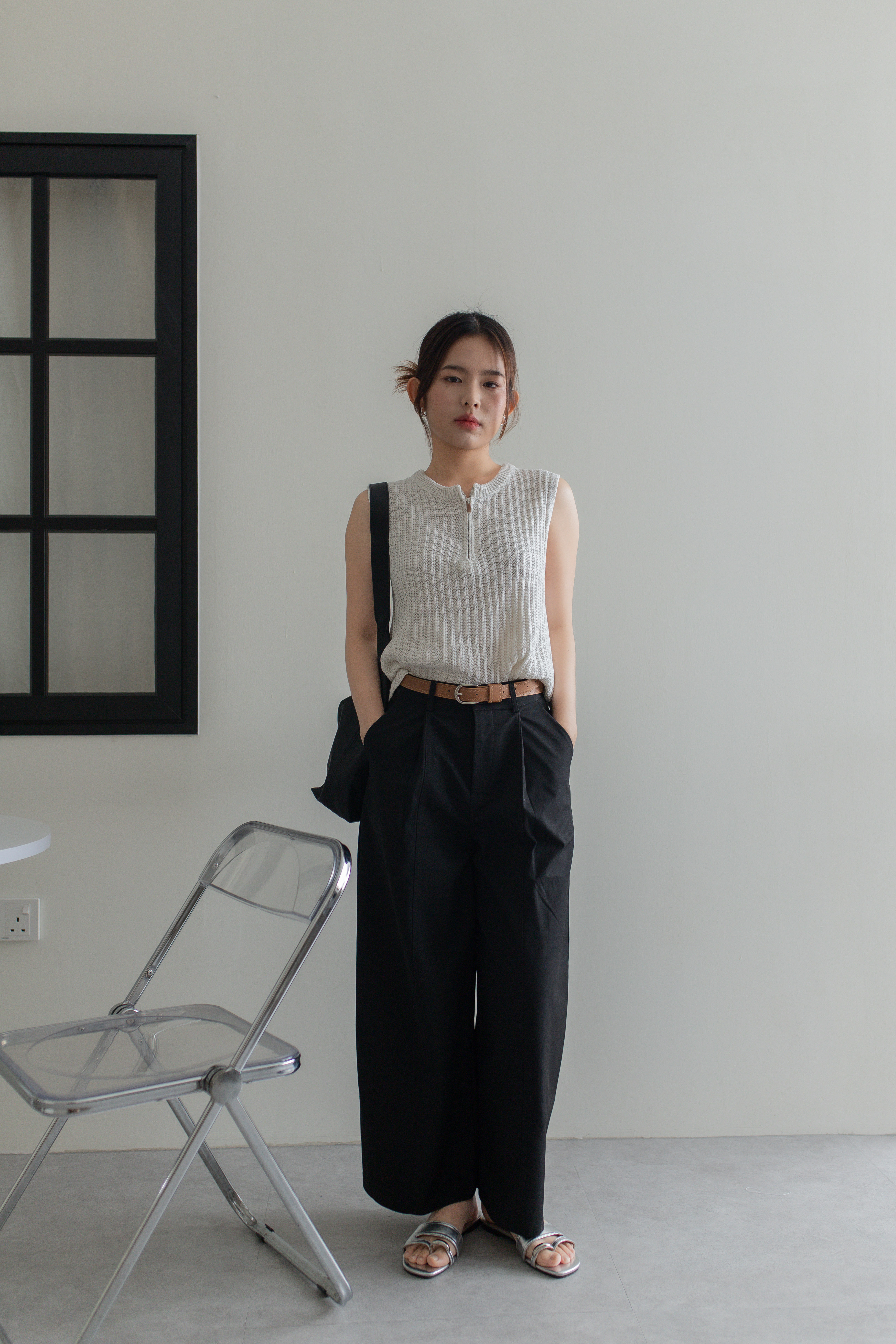 Kandley Barrel Pants Black -2760PLBLK