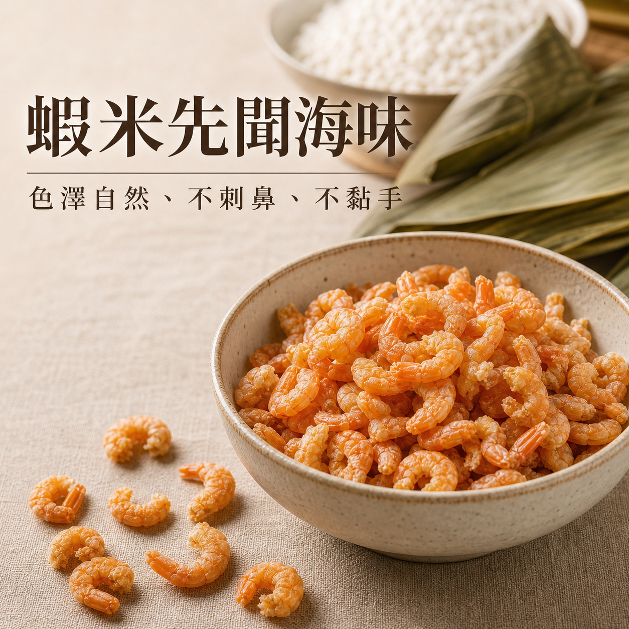 蝦米怎麼挑:先聞海味,確認色澤自然不刺鼻