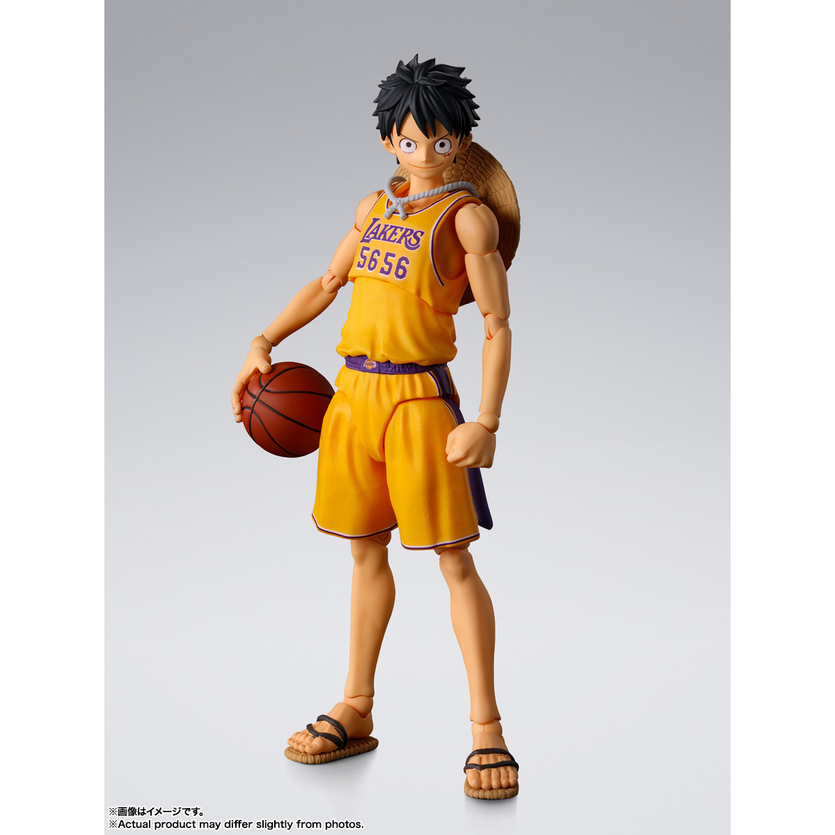 【預購】[ONE PIECE × NBA] SHF 路飛 -洛杉磯湖人-