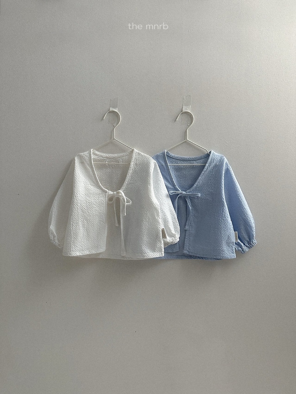 韓國🇰🇷Minirobe 皺皺慵懶綁帶外套(S-XL)