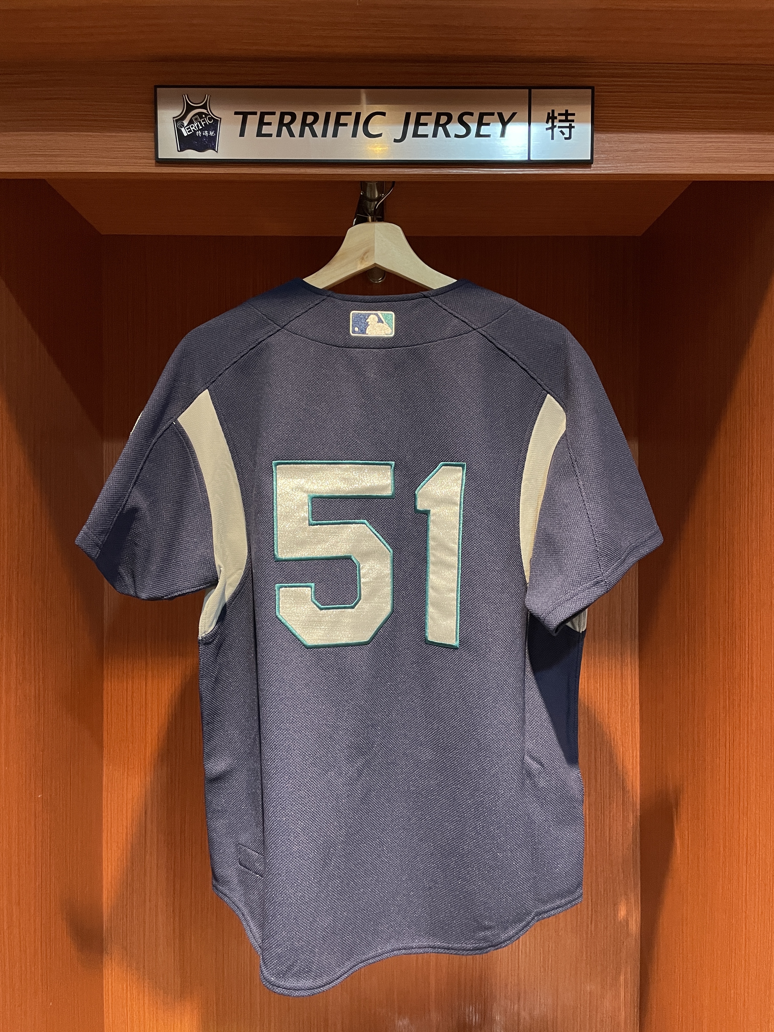 MLB球衣 Ichiro Suzuki 西雅圖水手深藍 M&N Cooperstown Collection Batting Practice Jersey 打擊練習衣 電繡 球員實穿 全新