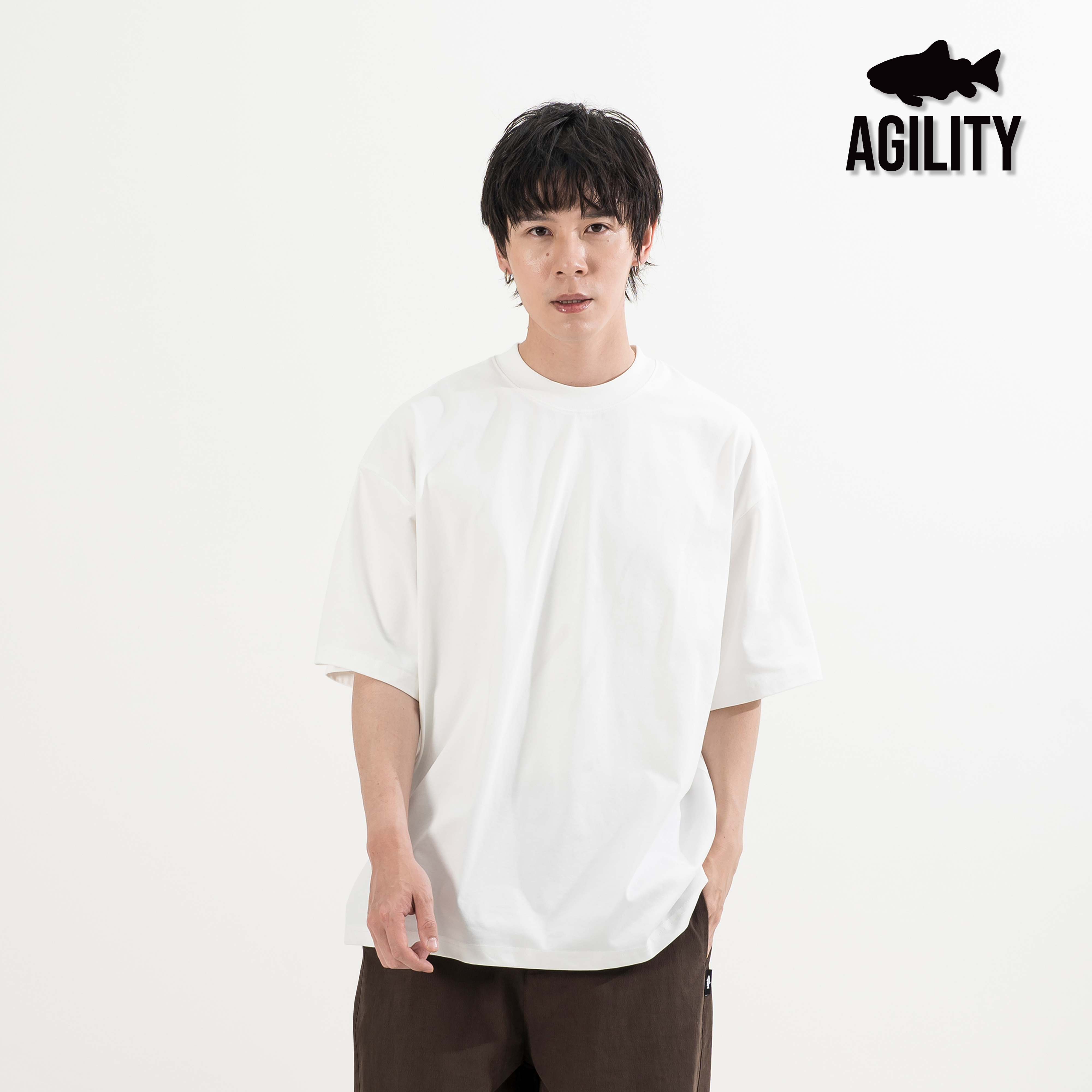 AGILITY Sorona® Wide Tee 抗菌涼感 基礎 寬版 短Tee [SR0]