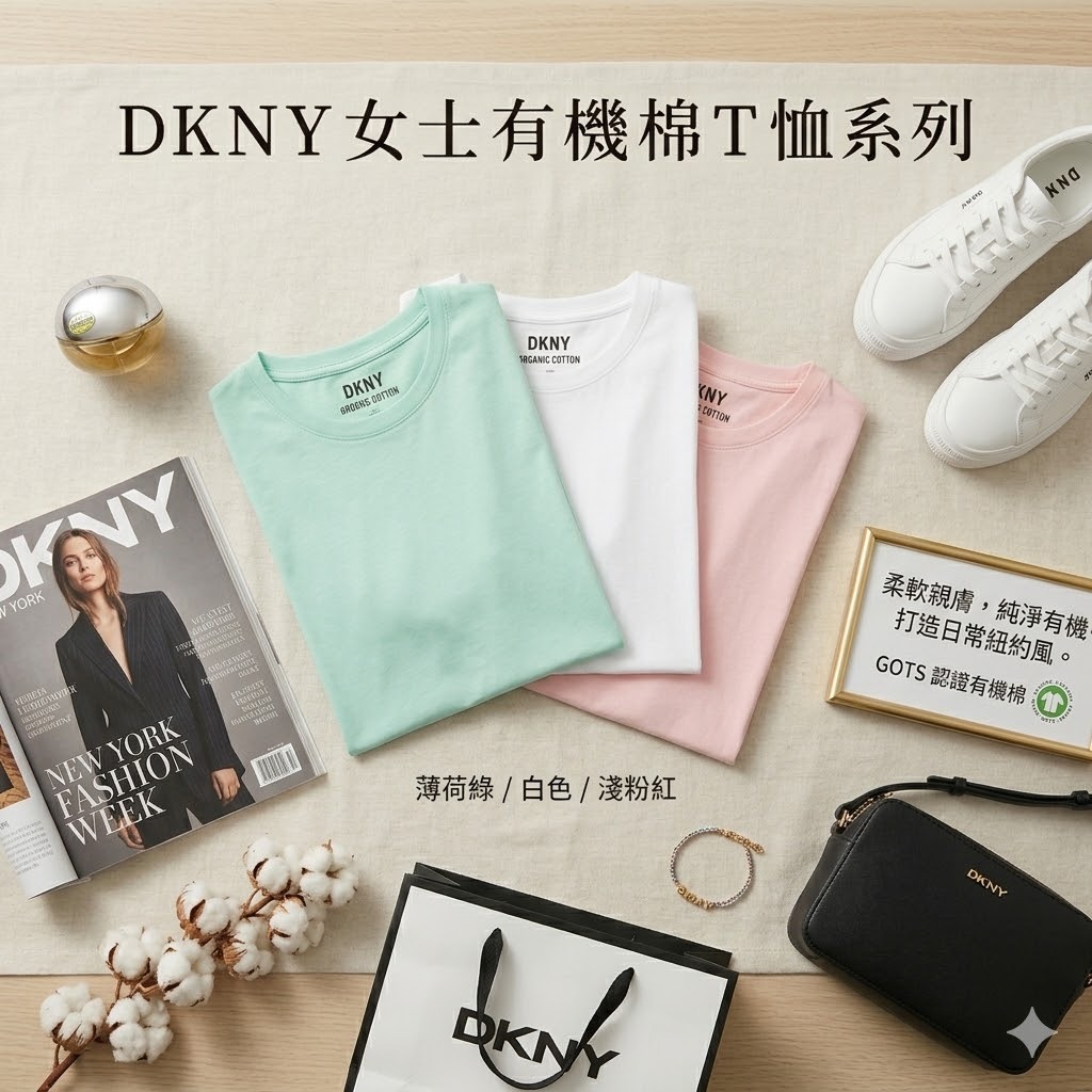 【預購】DKNY H051903 女裝純棉短袖上衣
