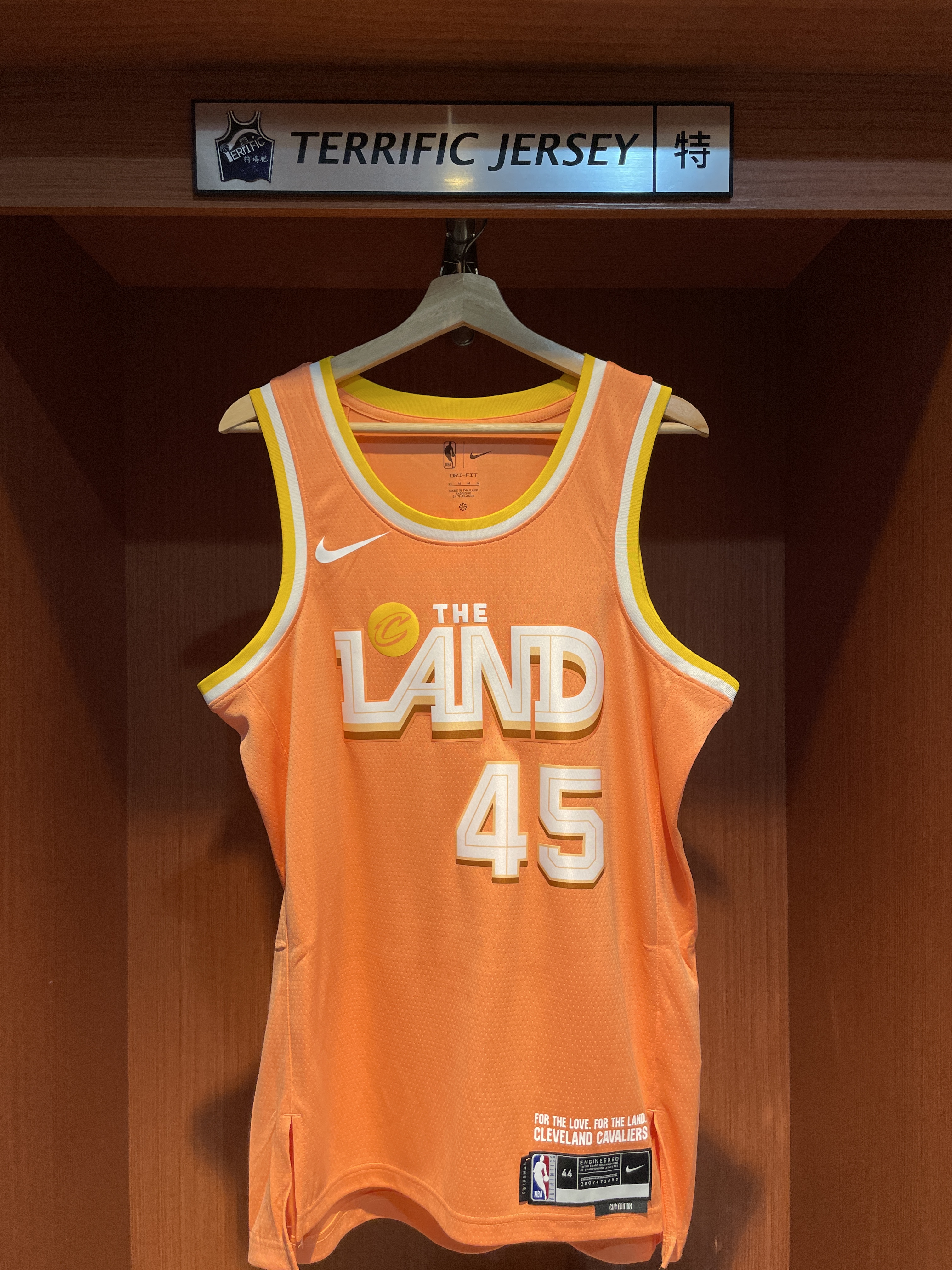 NBA球衣 Donovan Mitchell 克里夫蘭騎士城市 橘 25-26 City Nike Swingman 球迷版 熱轉印 全新