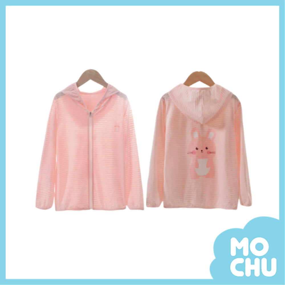 動物印花竹節棉防曬外套(四色)