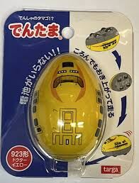 新幹線蛋形自動迴力車-黃色
