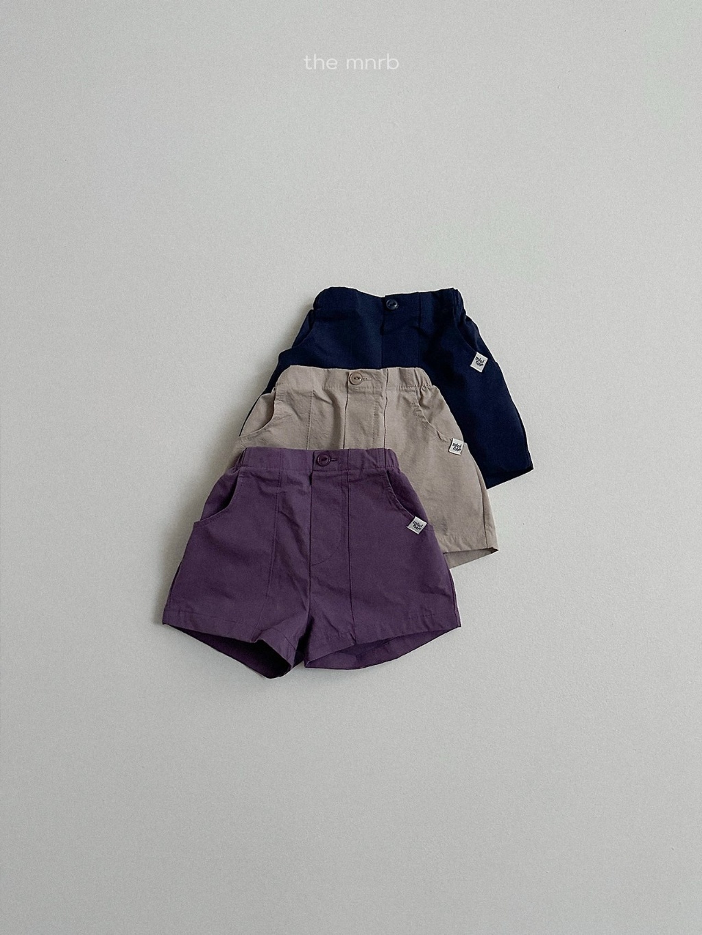 韓國🇰🇷Minirobe 工裝感鬆緊短褲(S-XL)