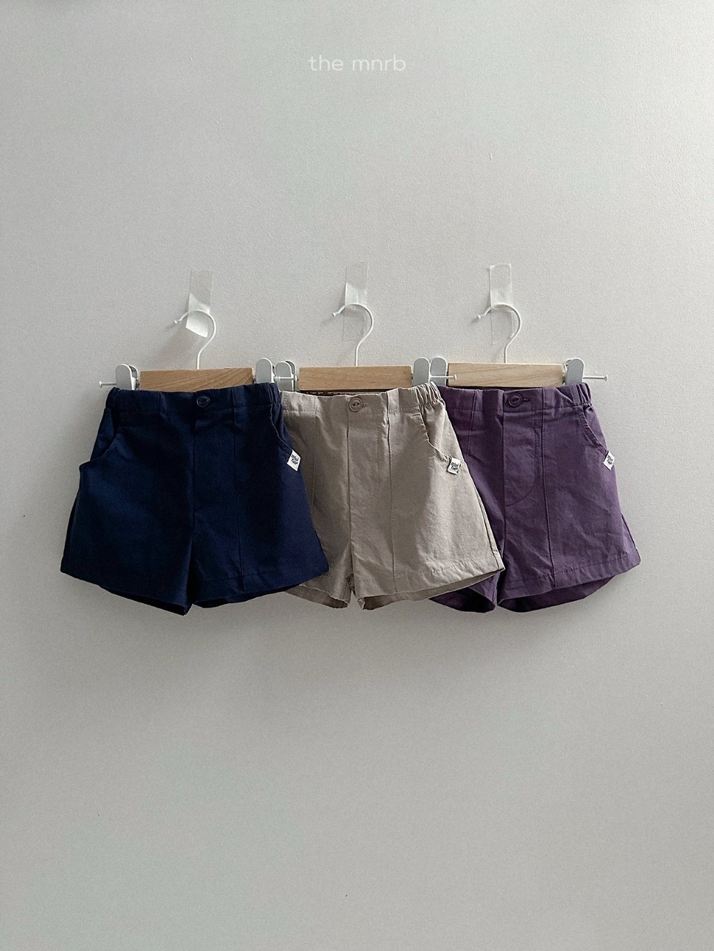 韓國🇰🇷Minirobe 工裝感鬆緊短褲(S-XL)