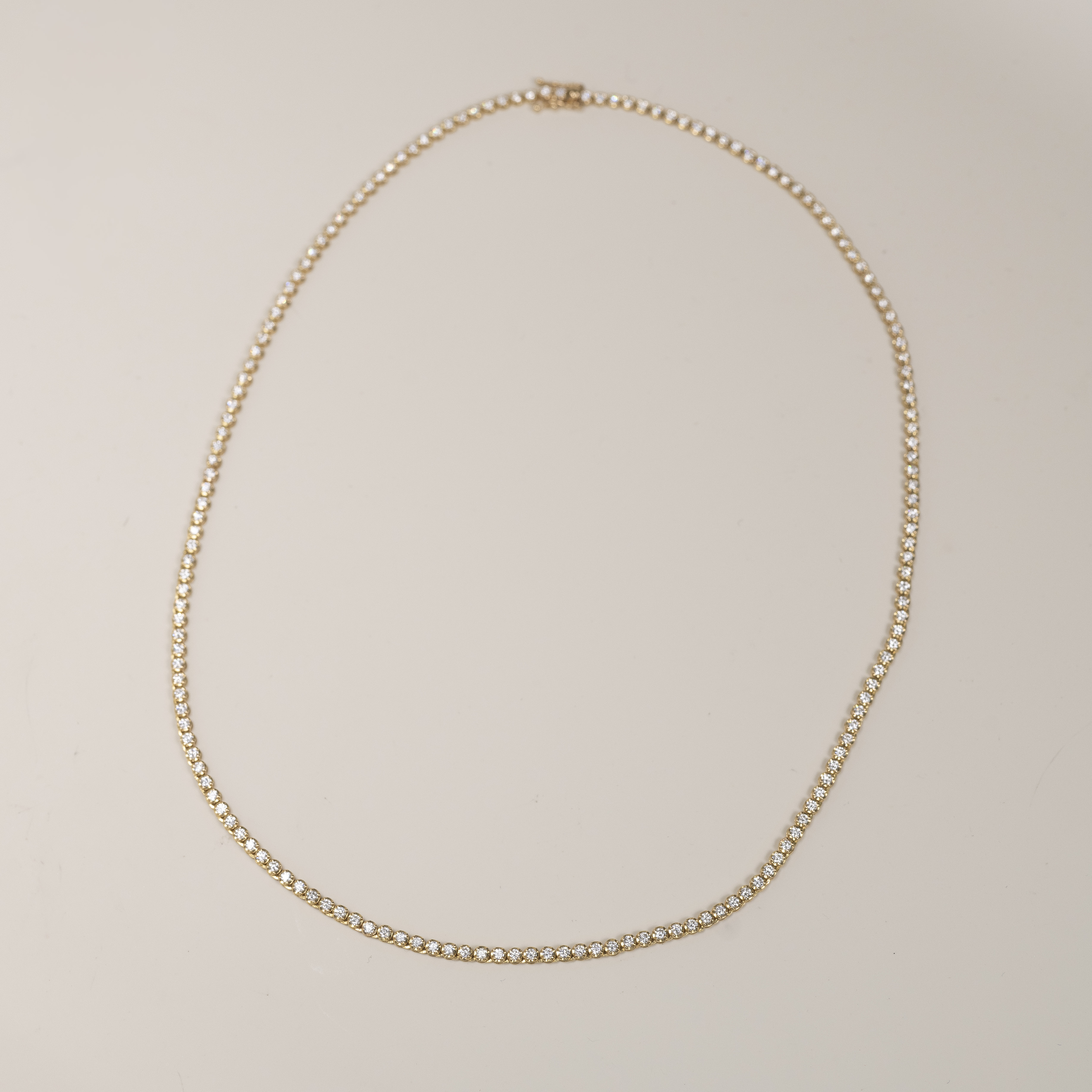 18K Diamond Tennis Necklace