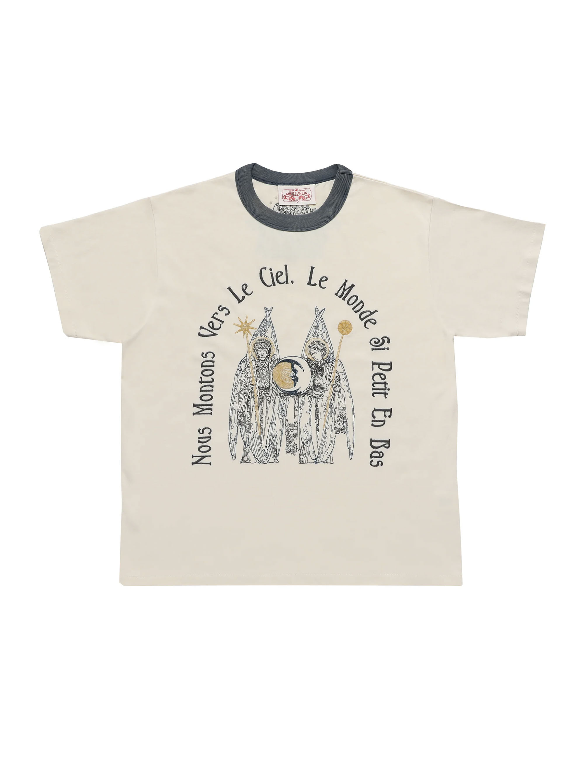 Samuel Zelig T-SHIRT WITH MULTICOLOR EMBROIDERY