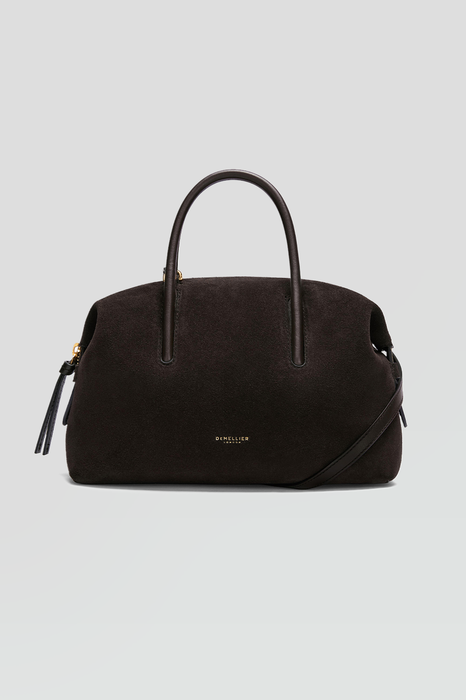 DeMellier｜SMALL STOCKHOLM 麂皮保齡球斜背包