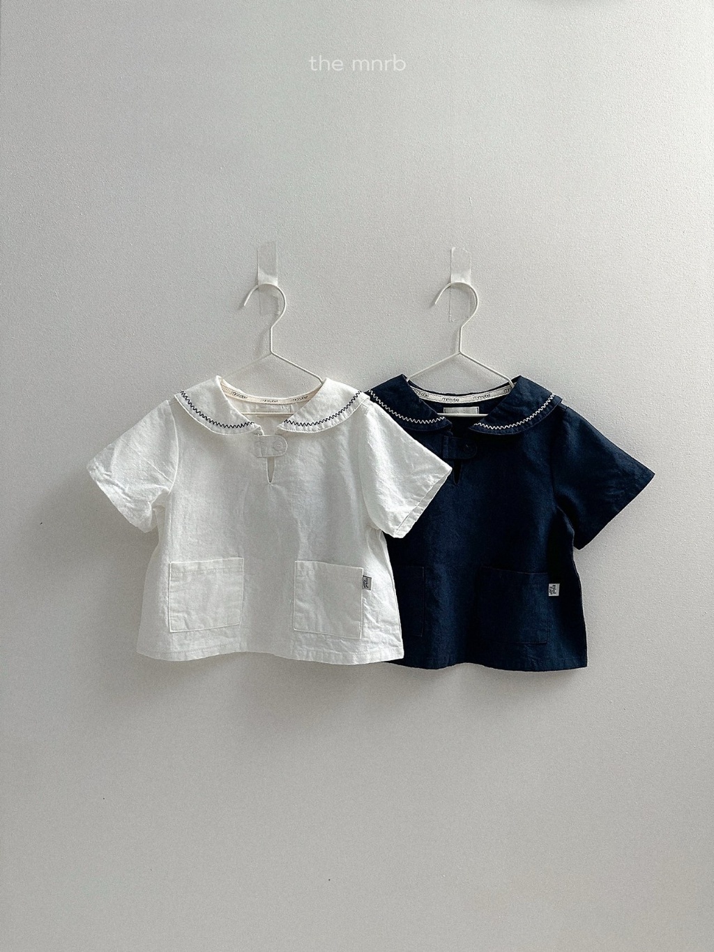 韓國🇰🇷Minirobe 海軍風襯衫(S-XL)