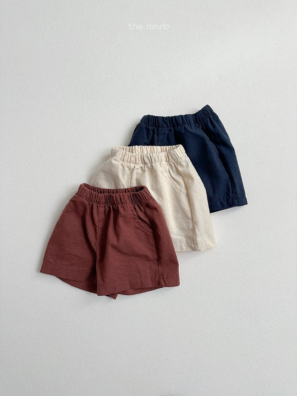 韓國🇰🇷Minirobe 簡約鬆緊短褲(S-XL)