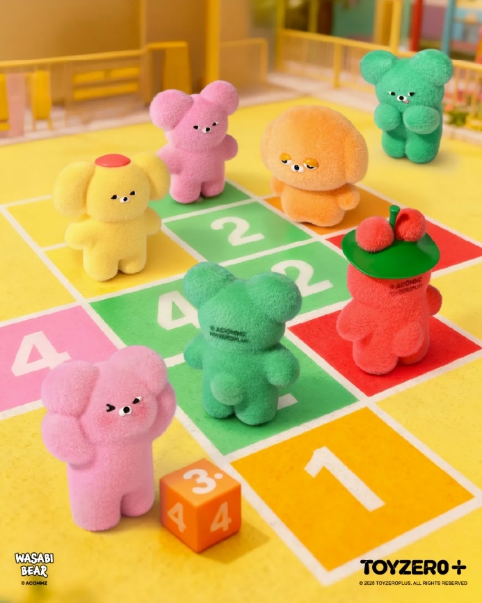 WASABI BEAR 外出小夥伴系列盲盒[6入/中盒]