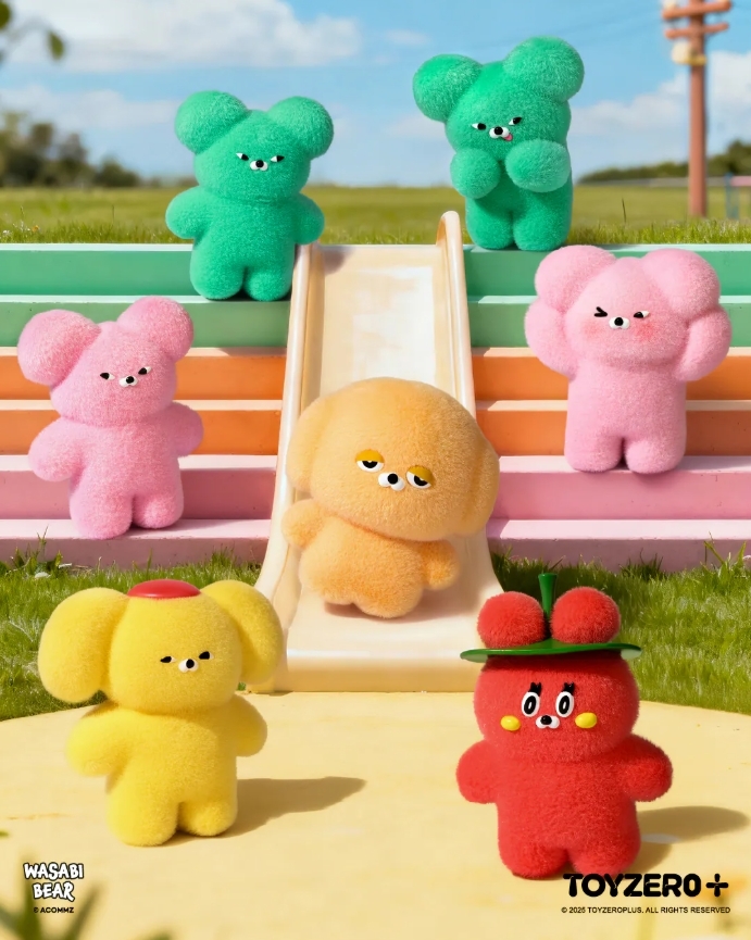 WASABI BEAR 外出小夥伴系列盲盒[6入/中盒]