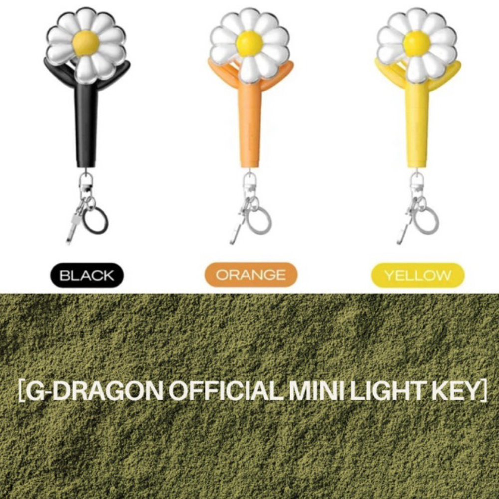 現貨《TWINKLE 閃耀時刻》正版授權🇰🇷權志龍 G-Dragon GD 官方手燈鑰匙圈(8色）/盆栽底座🪴(ND38#53)