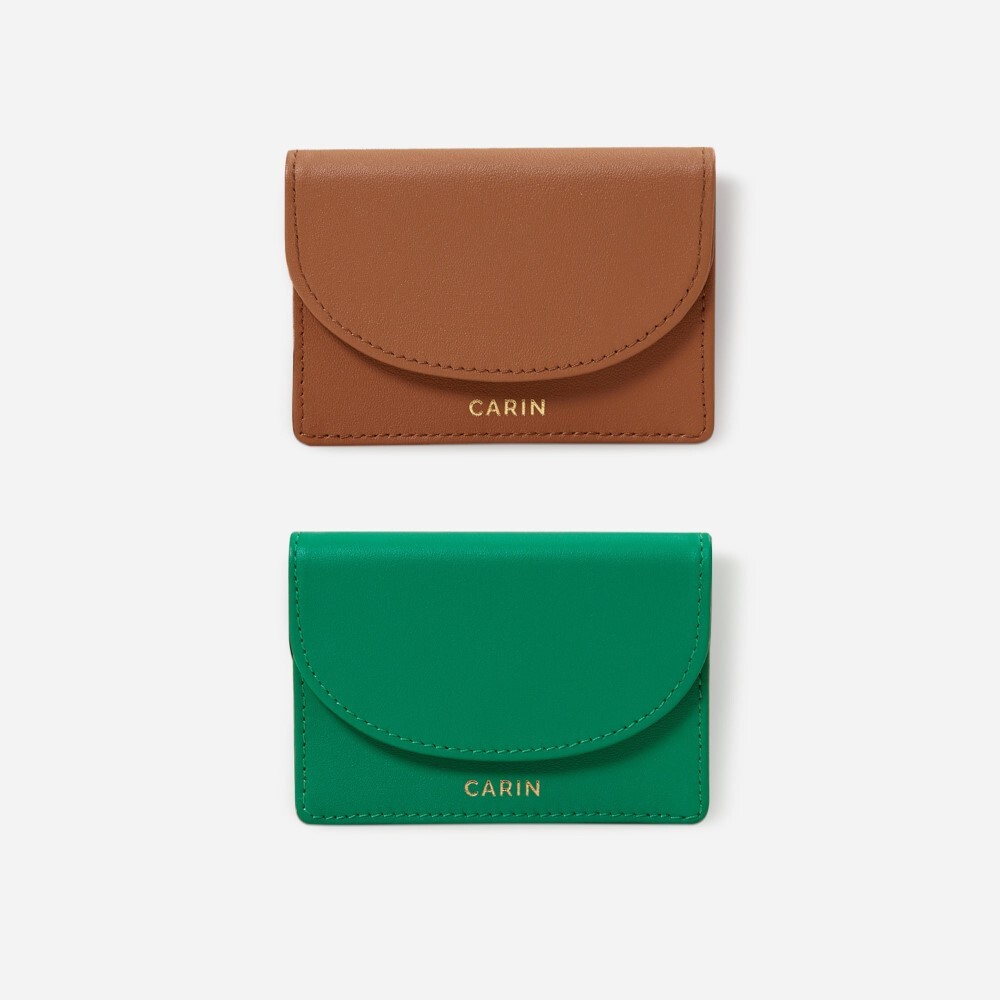 DEMI-LUNE CARD WALLET 橫版卡扣卡片夾