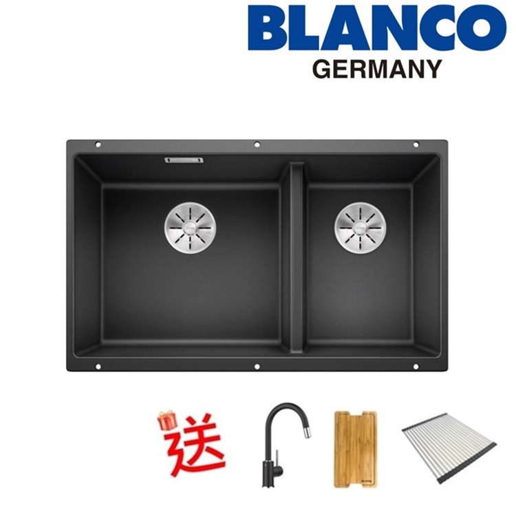 Blanco "Subline 430/270-U" 523151 Undermount Granite composite kitchen sink with Waste Kit (Anthracite)