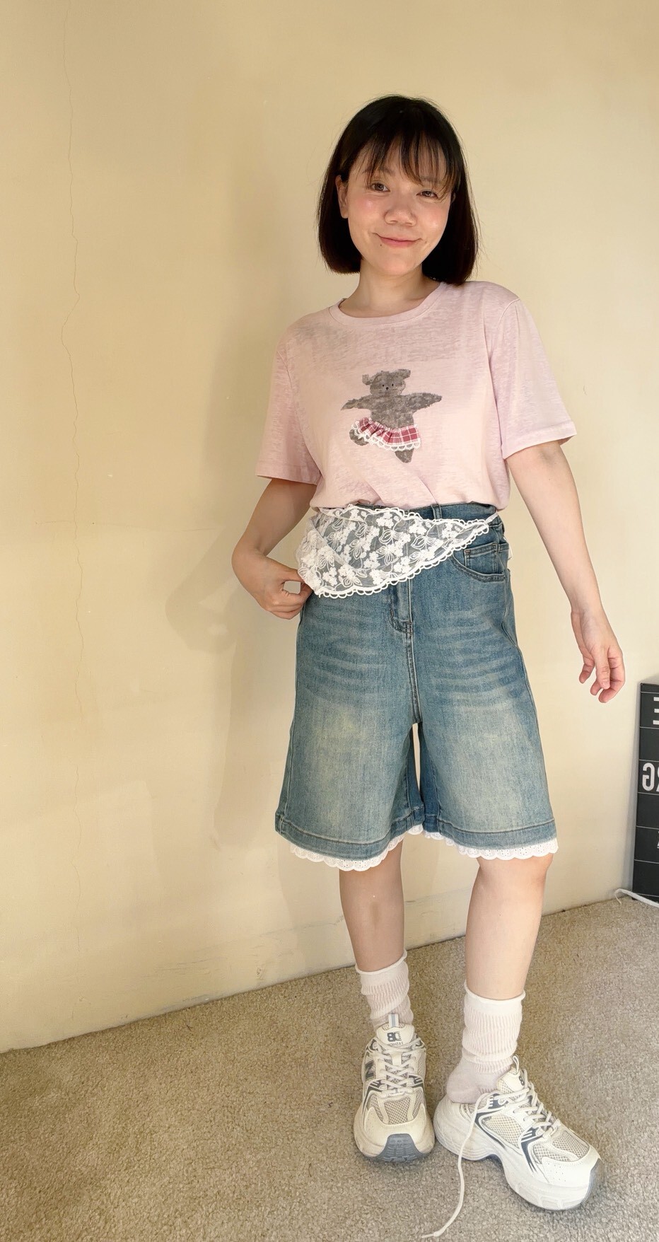 超Q~狗狗蕾絲裙上衣