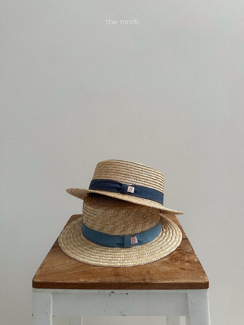 韓國🇰🇷Minirobe 夏日牛仔飾帶草帽