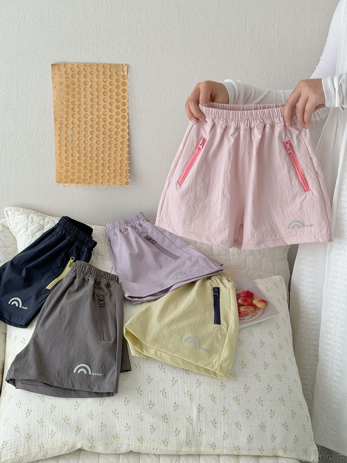 安心包色四色速乾短褲