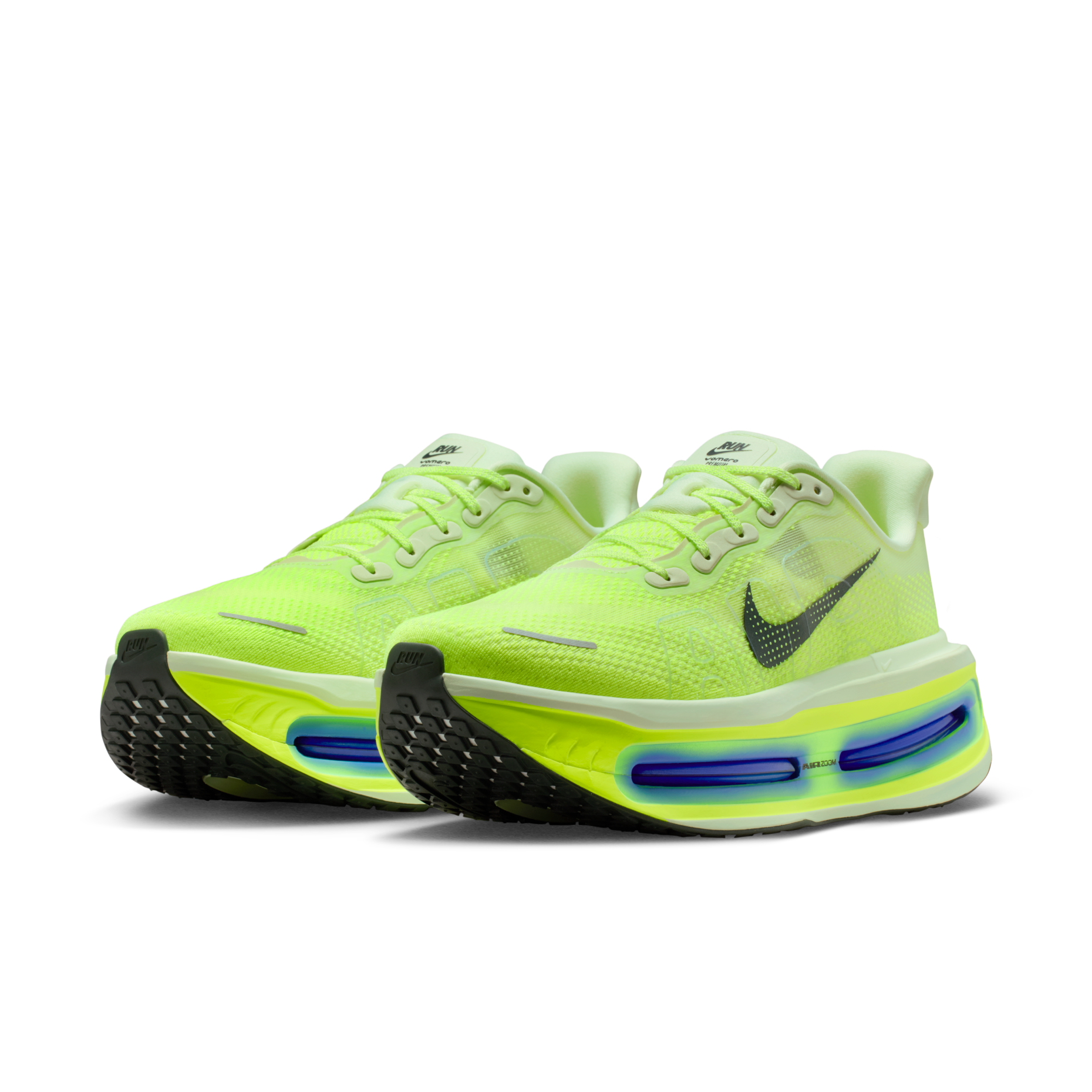 男鞋 NIKE VOMERO PREMIUM 螢光綠 氣墊 緩震 透氣 慢跑 運動鞋【HQ2050-702】