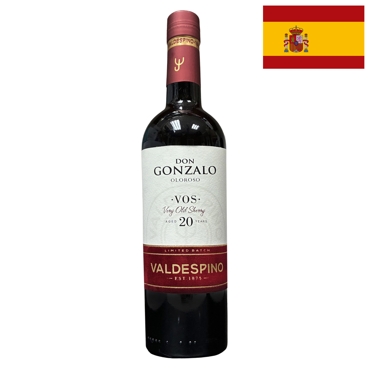 Valdespino Don Gonzalo Oloroso Aged 20 Years Old VOS (Very Old Sherry) 500ml 21%