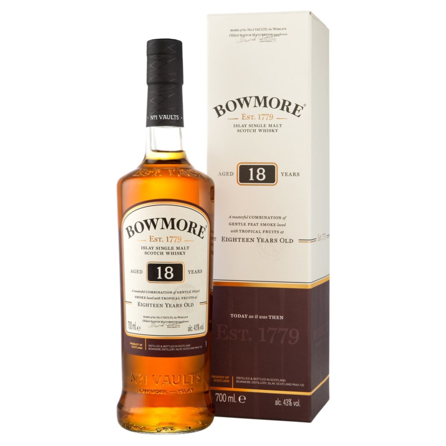 波摩18年單一純麥威士忌 Bowmore 18 Years Single Malt Whisky