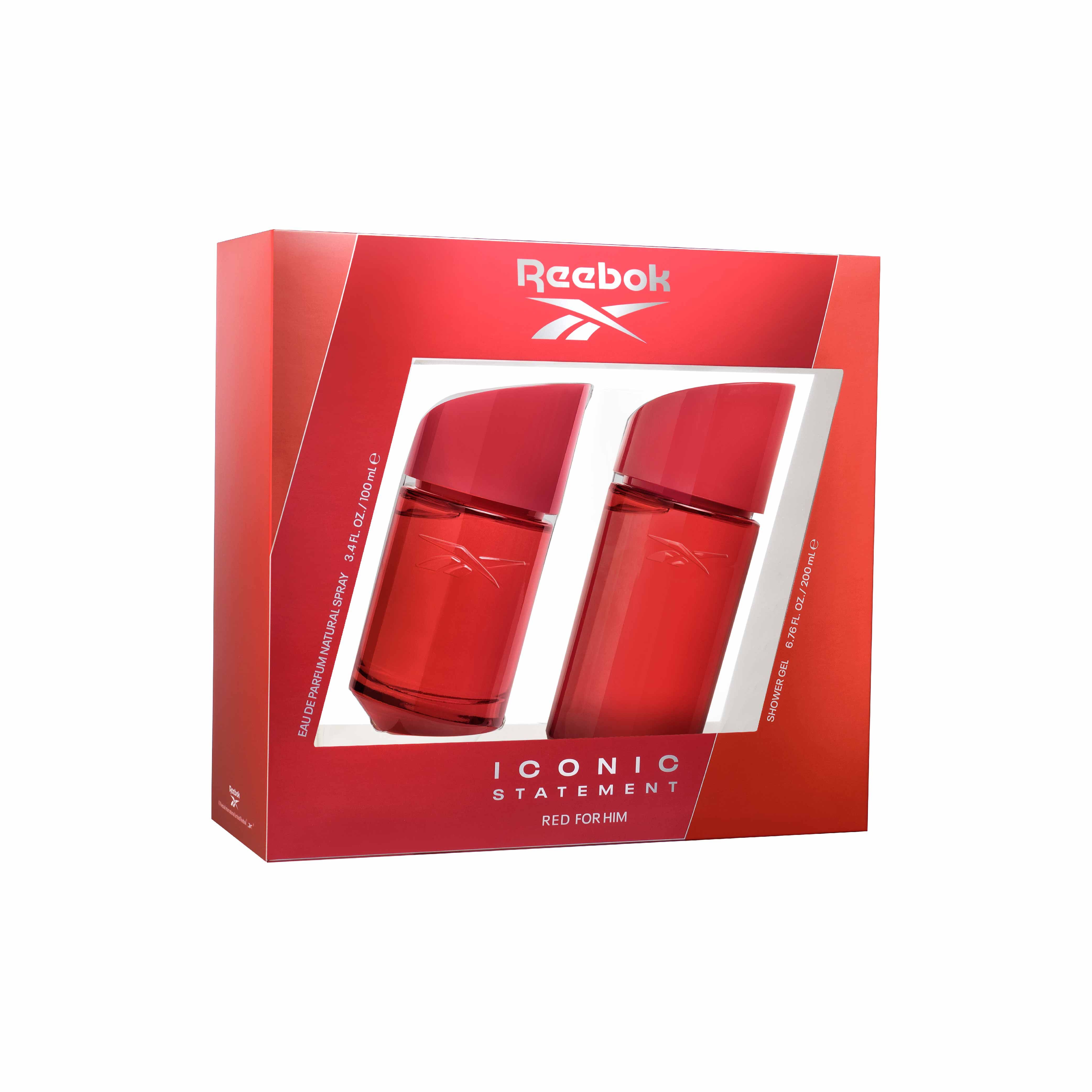 【GISH Beauty】Reebok 自信宣言男性淡香精禮盒(淡香精100ml+沐浴膠200ml)