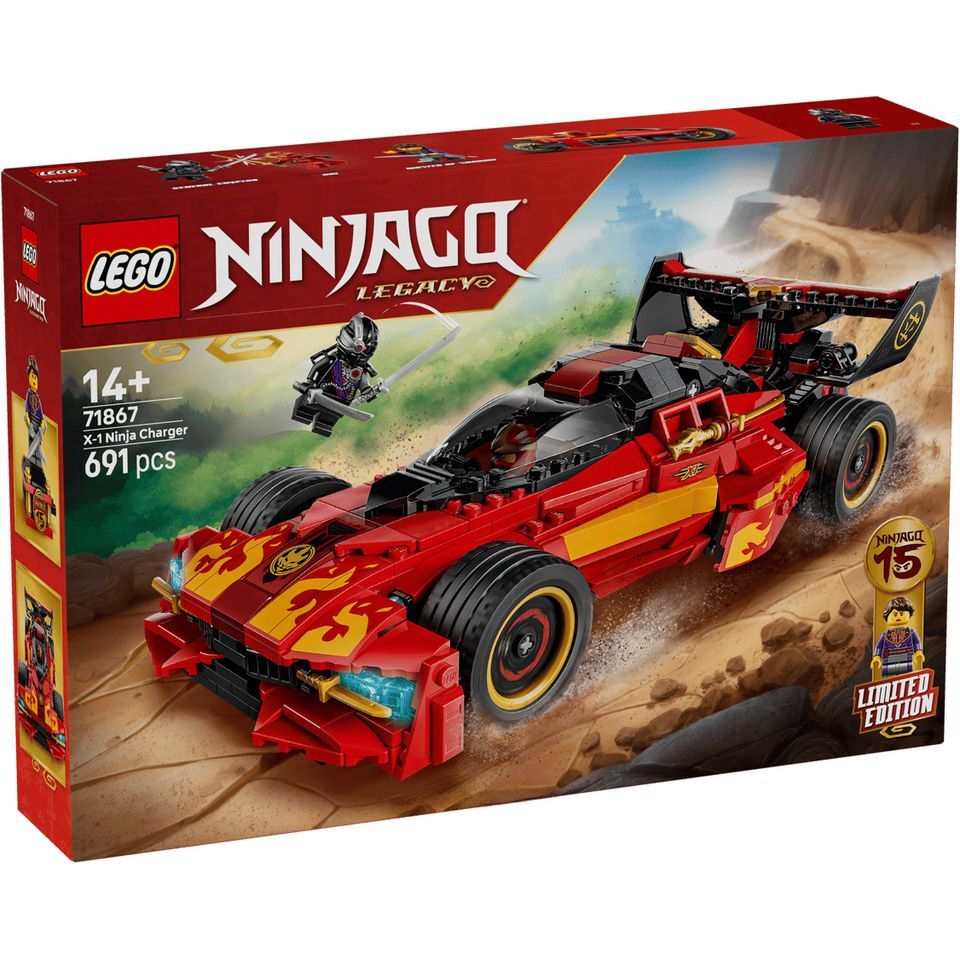 LEGO 71867 X-1 忍者電極跑車15 週年紀念版樂高® 旋風忍者