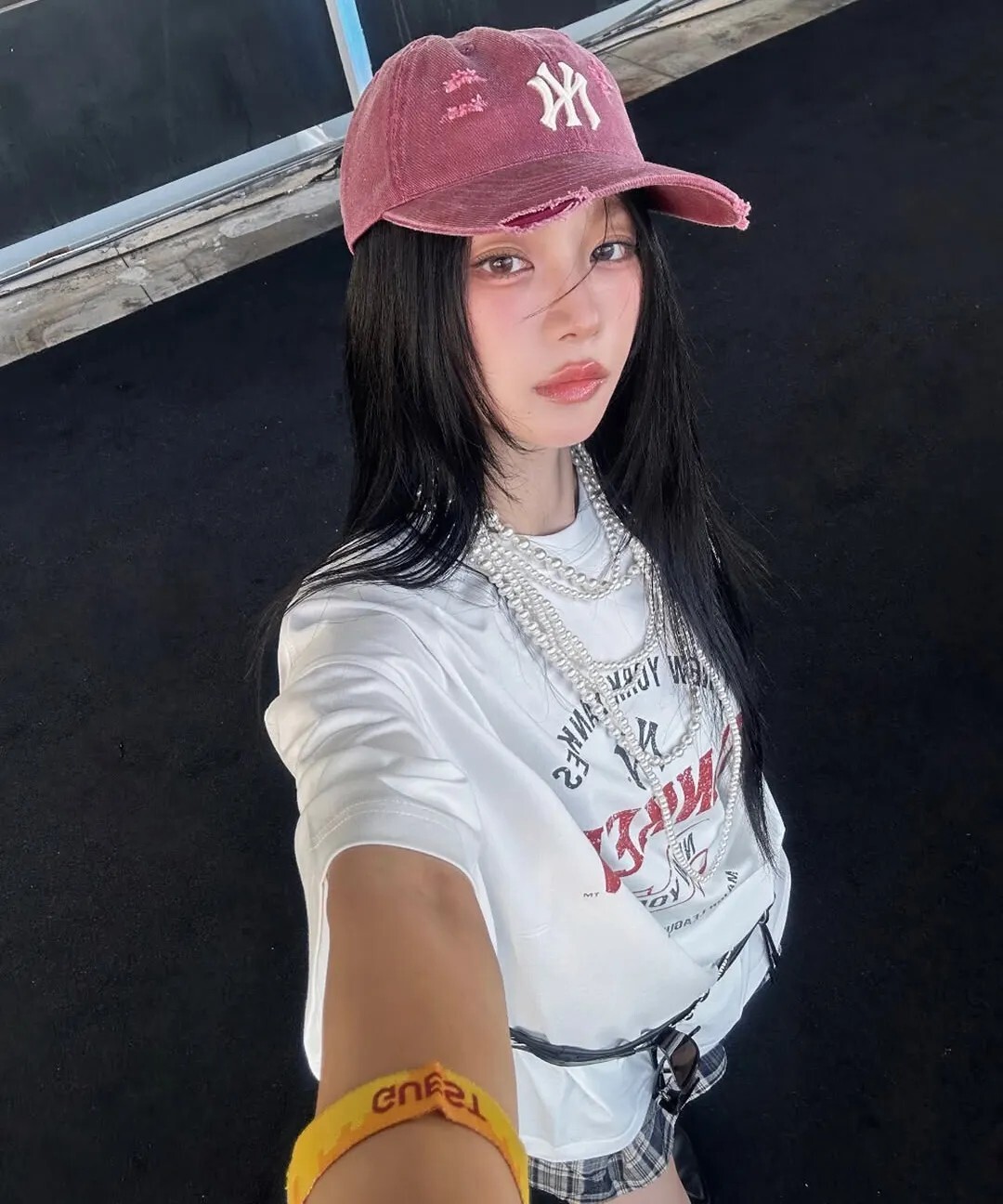 【OWN】MLB 新款 帽子 破壞 刷舊 老帽 鴨舌帽 karina 李時安 同款 刷白黑 奶茶棕 紅色 牛仔藍 淺灰奶茶 粉色,3ACPVV34N-07BRL,3ACPVV34N-50CGS,3ACPVV34N-50BDS,3ACPVV34N-07