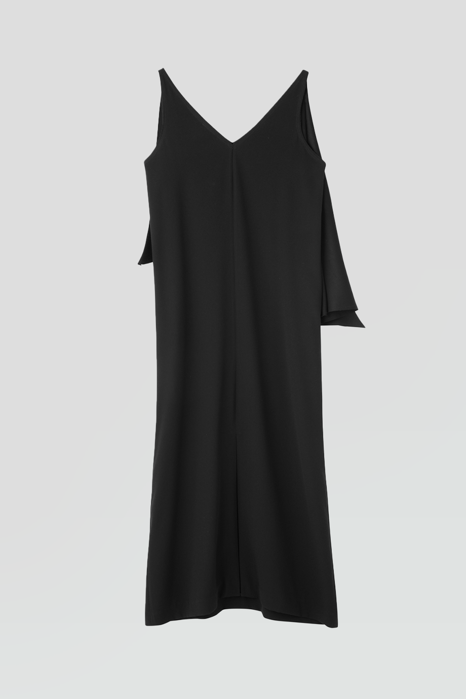 RECTO｜TIED FLUID MAXI DRESS (BLACK)