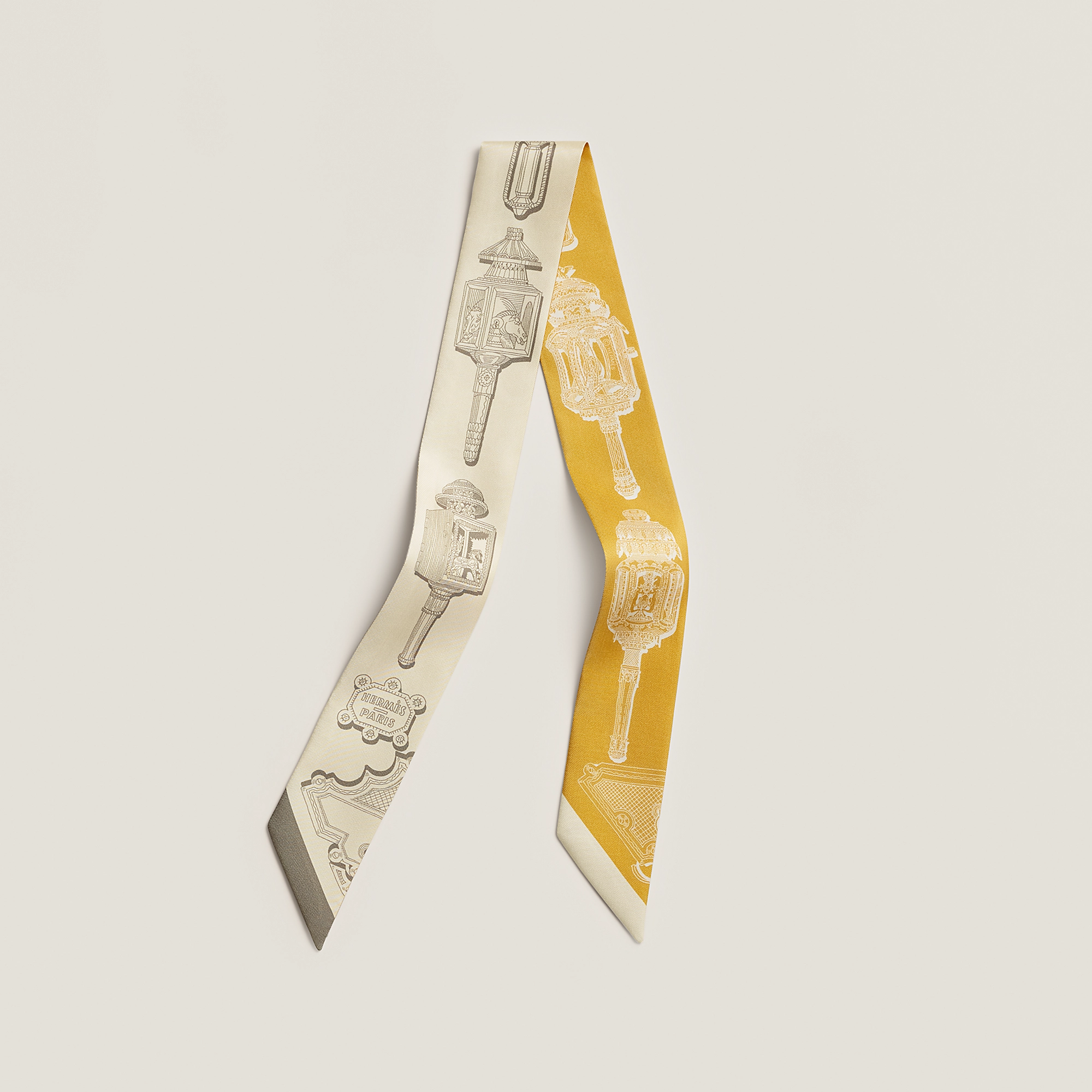 HERMES Merveilleuses Lantern Twilly Vanille/Jaune Pail