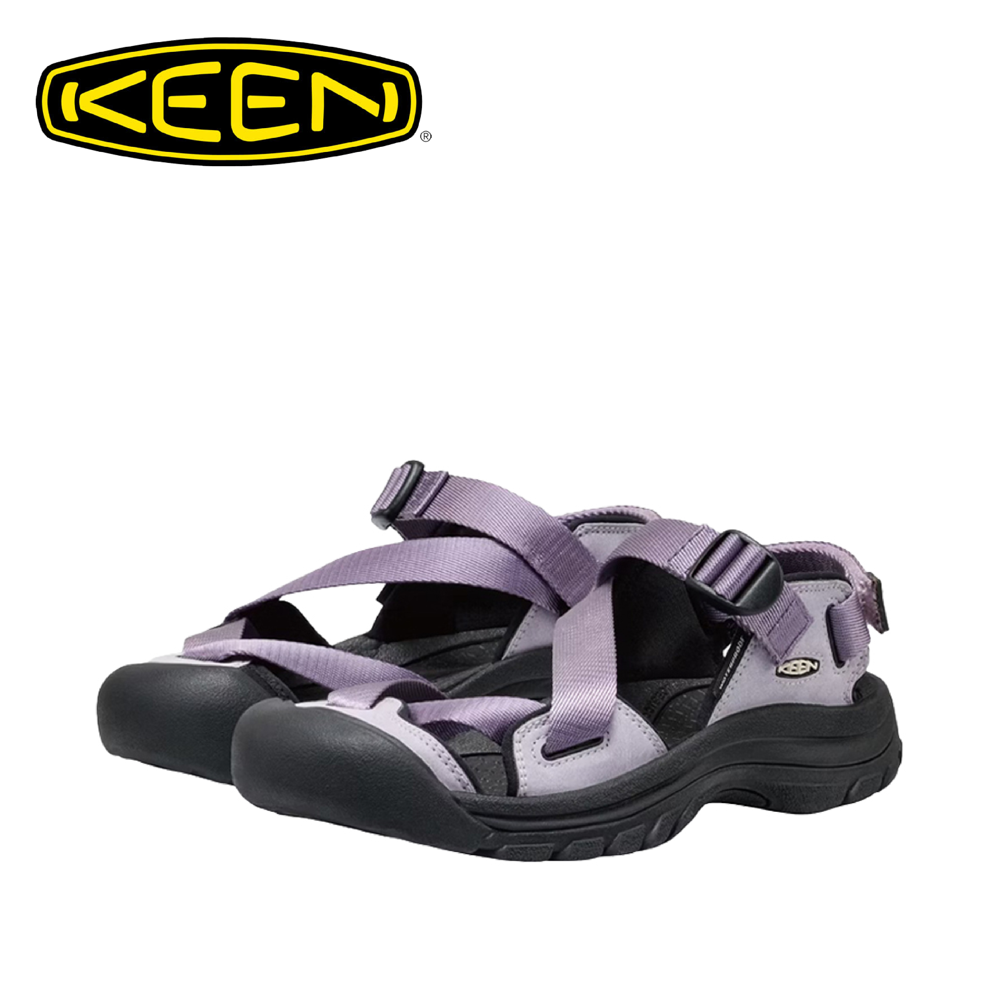 KEEN 美國 ZERRAPORT II 護趾涼鞋 女款 (紫/黑) 30K31698