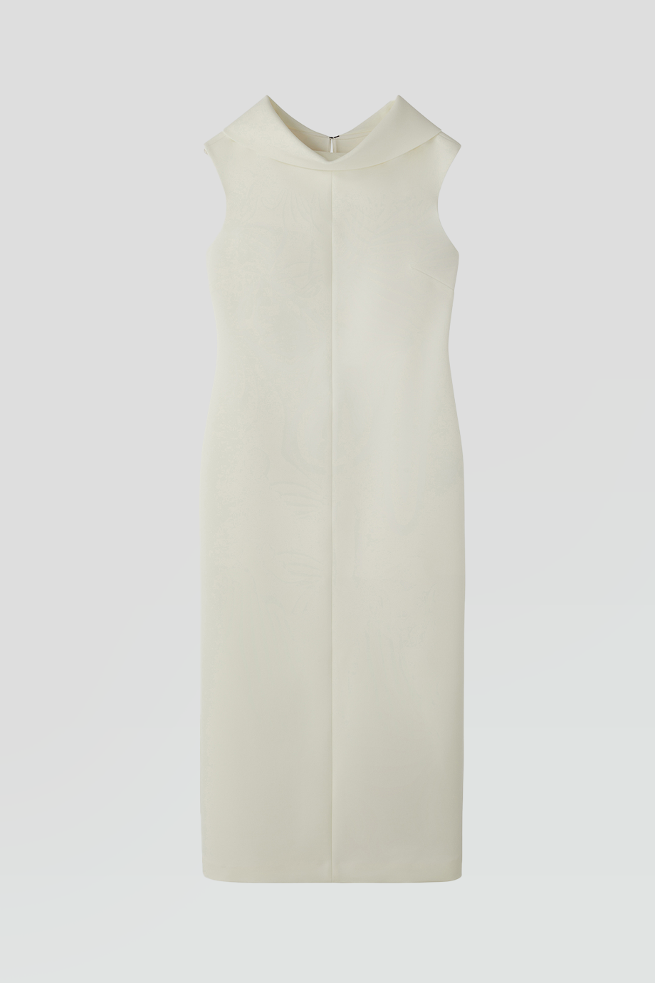 RECTO｜OPEN BACK HIGH NECK DRESS (OFF WHITE)