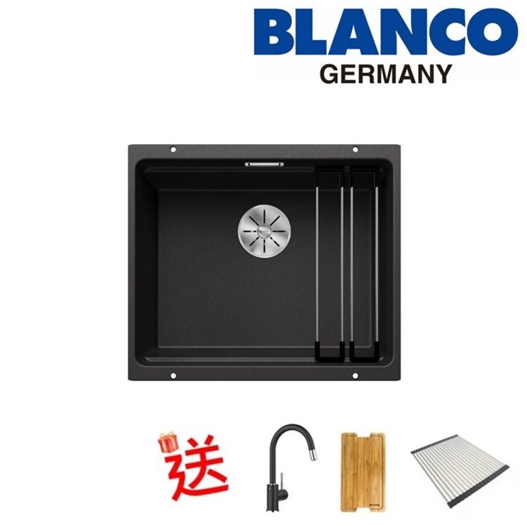 Blanco "Etagon 500-U" 522227 Undermount Granite composite kitchen sink with Waste Kit (Anthracite)