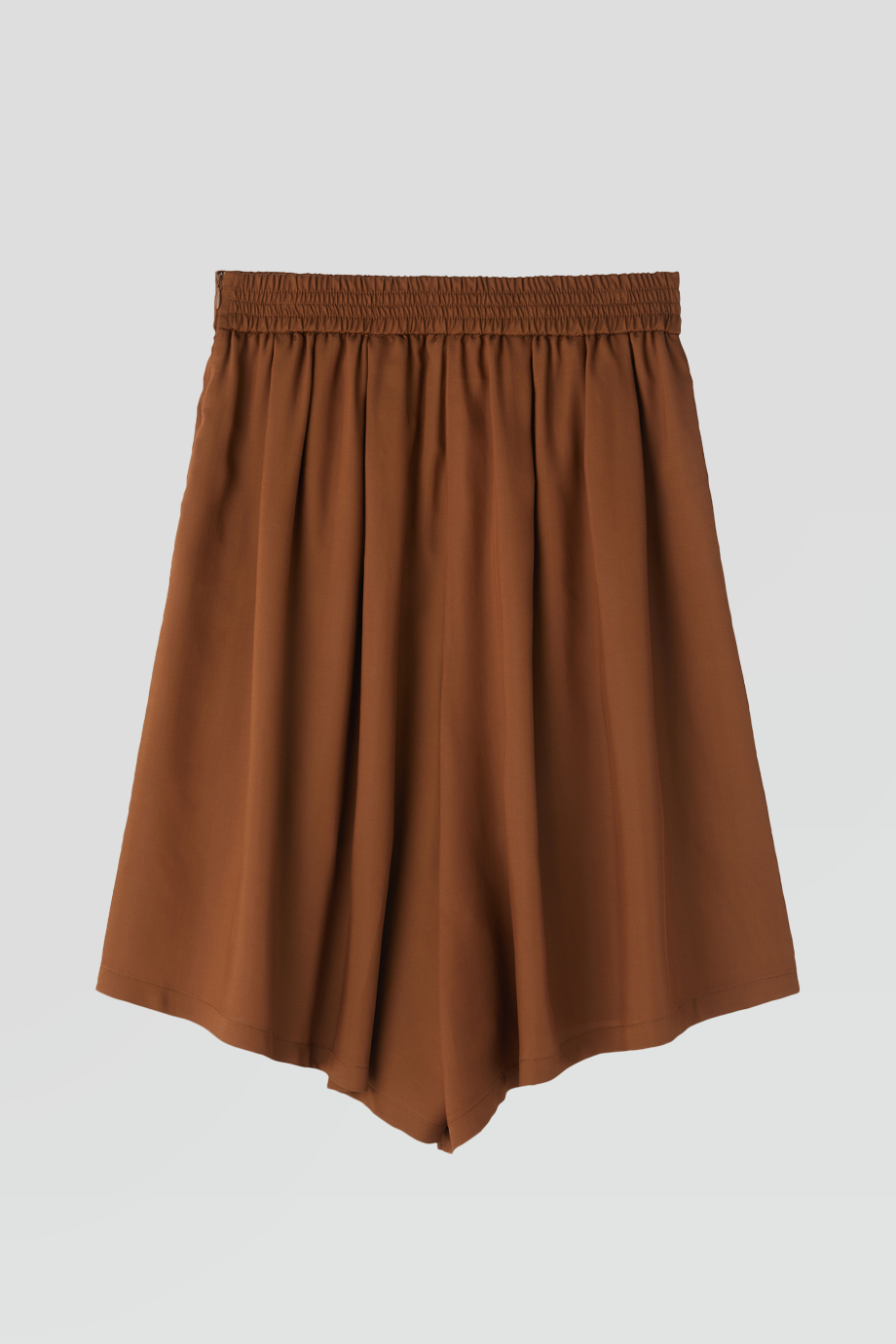 RECTO｜BANDING WIDE CULOTTE PANTS (RED BROWN)