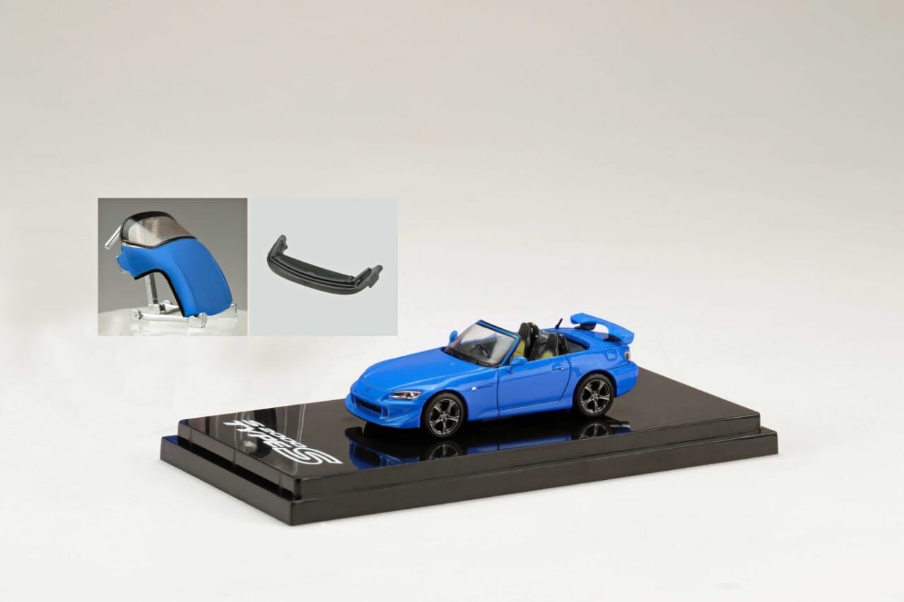 PO-$161 * HOBBY JAPAN * 1:64 HONDA S2000 TYPE S BLUE