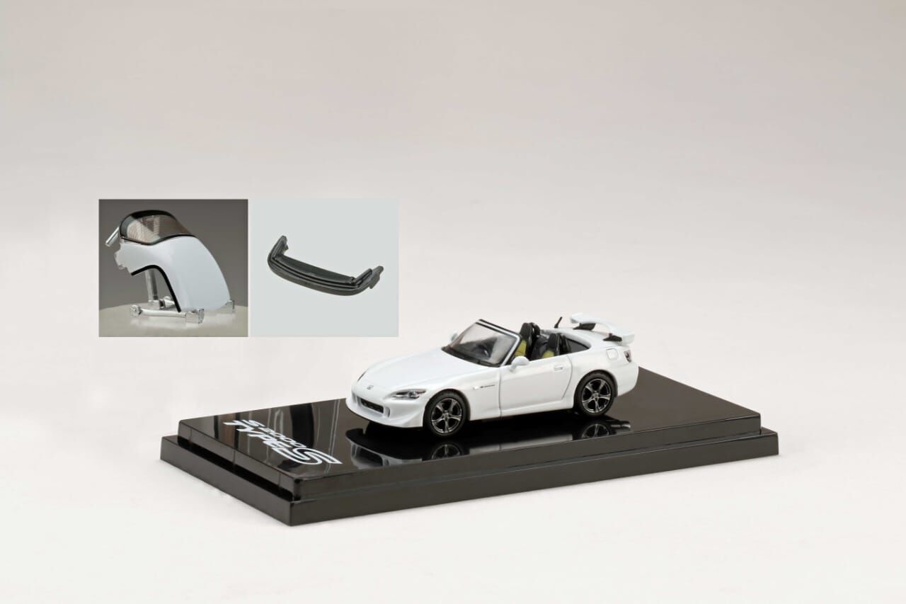 PO-$161 * HOBBY JAPAN * 1:64 HONDA S2000 TYPE S WHITE