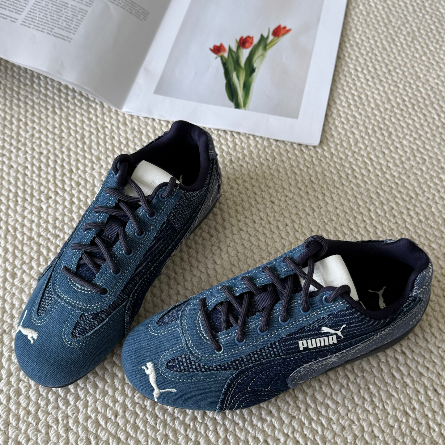 PUMA SPEEDCAT CRAFTED DENIM 牛仔拼接