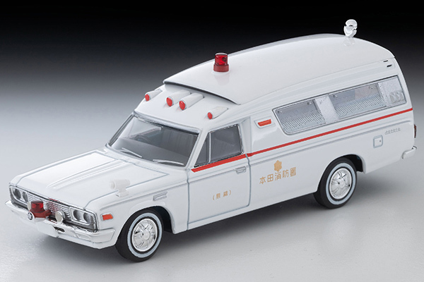 PO-$230 * TOMYTEC * 1:64 LV-216b Toyota Ambulance FS55V (Honden Fire Dept.)