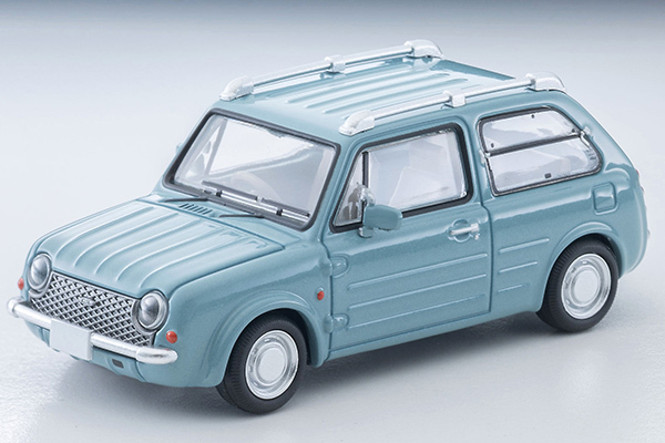 PO-$150 * TOMYTEC * 1:64 LV-N379a 1989 Nissan PAO (Aqua Gray)