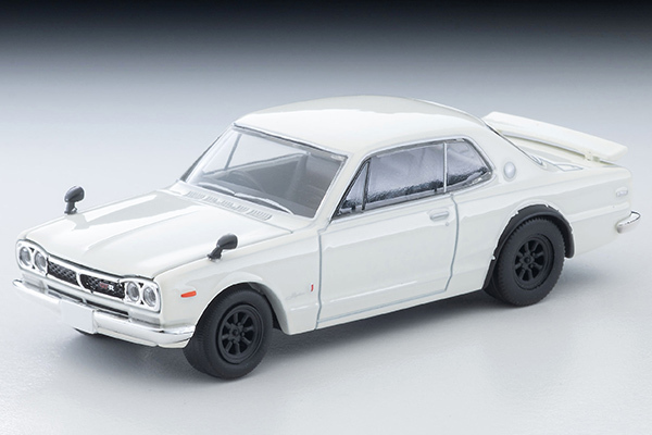 PO-$190 * TOMYTEC * 1:64 LV-N380a 1972 Nissan Skyline HT 2000 GT-R RS WATANABE(White)