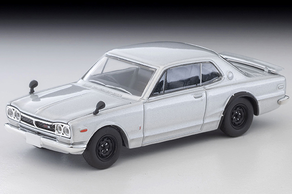 PO-$190 * TOMYTEC * 1:64 Ogikubo Spirit 11 1972 Nissan Skyline HT 2000GT-R (Silver)