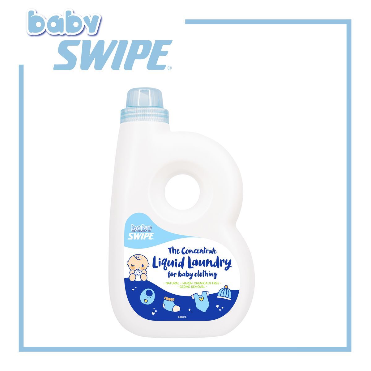 【Baby Swipe】Concentrated Baby Laundry Detergent 1L