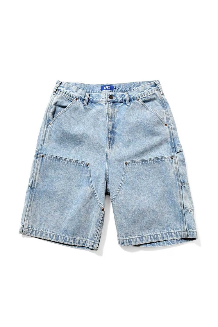 LFYT - LS261302 DOUBLE KNEE DENIM PAINTER SHORTS - Lafayette