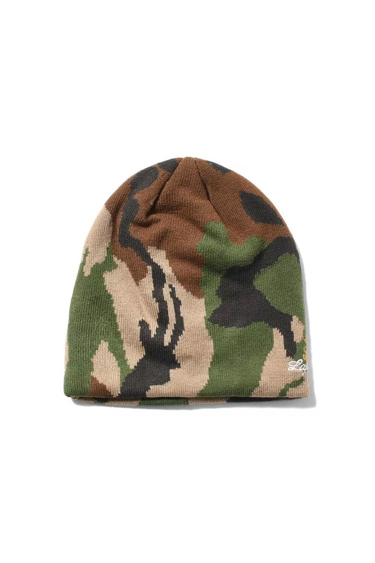 LFYT - LS261402 GOLD L LOGO SINGLE BEANIE - Lafayette